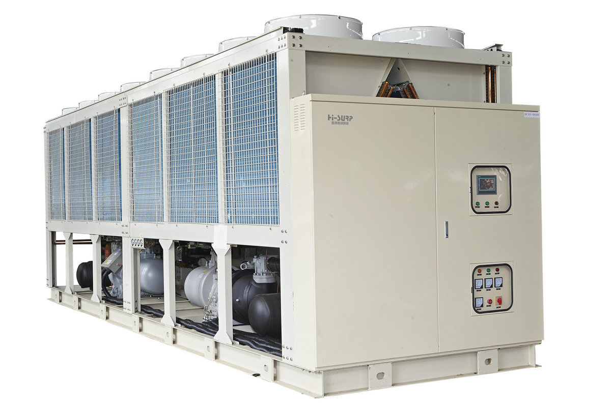 高温型风冷螺杆热水机组 螺杆式风冷热泵热回收空调 能量提升机