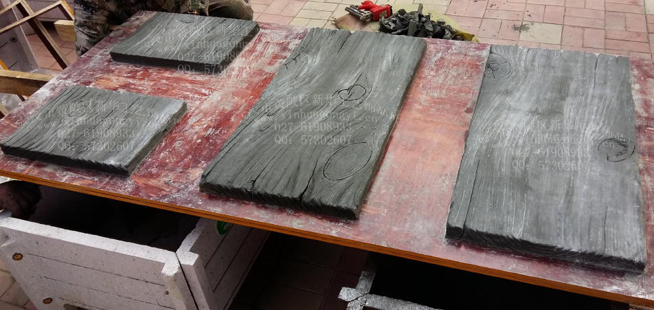 仿木铺板模具：造型泥稿5_1
