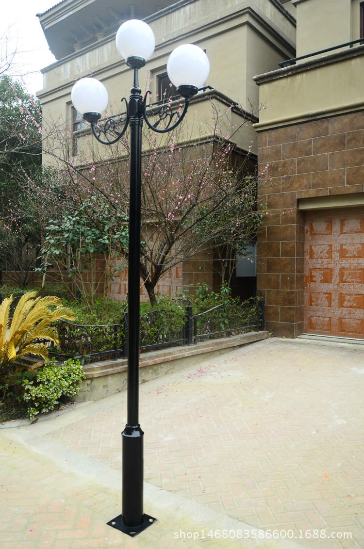 特价3米户外3头庭院灯景观灯led小区道