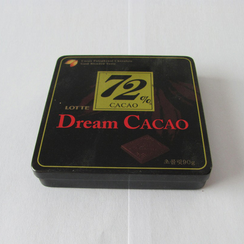 厂家定制 巧克力铁盒 马口铁盒 金属包装 马口铁罐方盒糖果罐