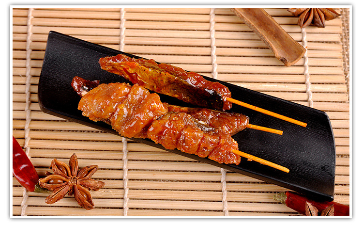 热销 创奇竹签鱼2斤/袋 休闲香辣味洞庭鱼排小鱼干零食品批发