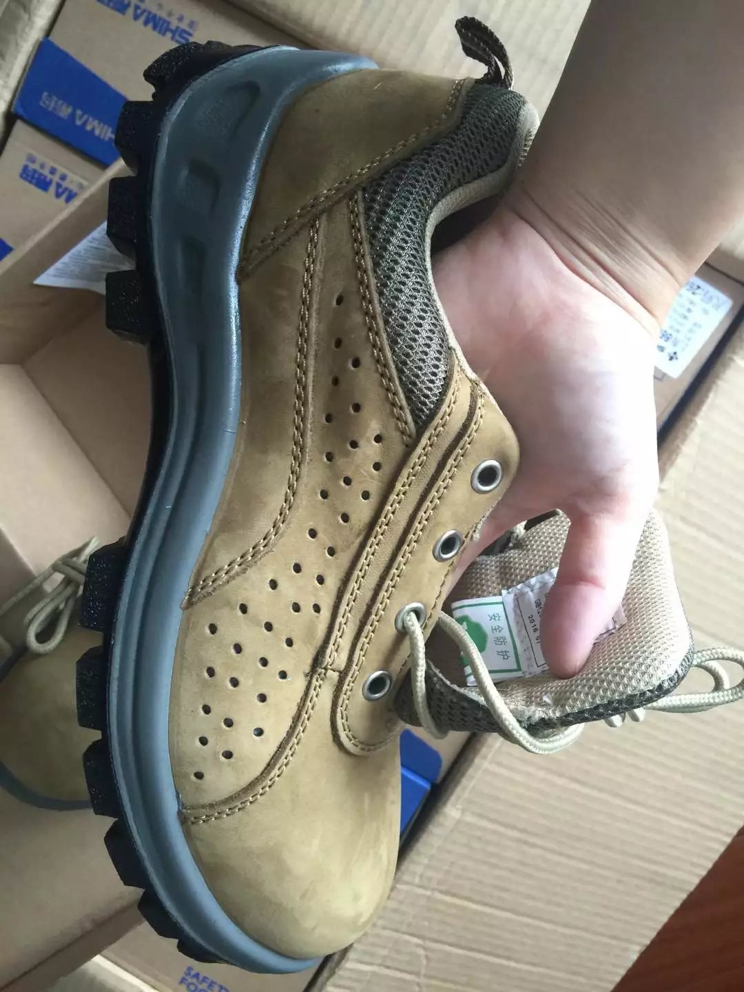 上海希玛 66176 防砸防静电 绝缘防穿刺低帮安全鞋劳保鞋