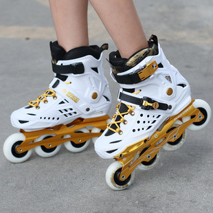 特价成年四轮溜冰场滑冰鞋双排轮滑鞋闪光双排溜冰鞋成人旱冰鞋