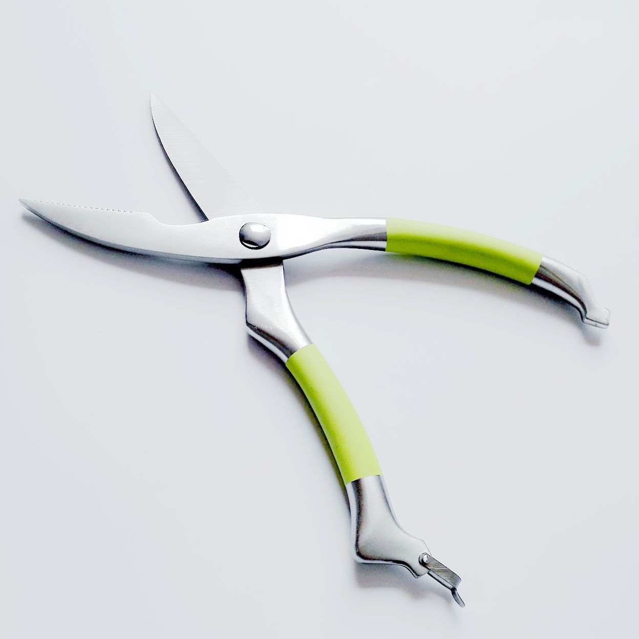 厂家现货批发 阳江不锈钢鸡骨剪刀 强力剪 鱼骨剪 剪骨厨房用剪