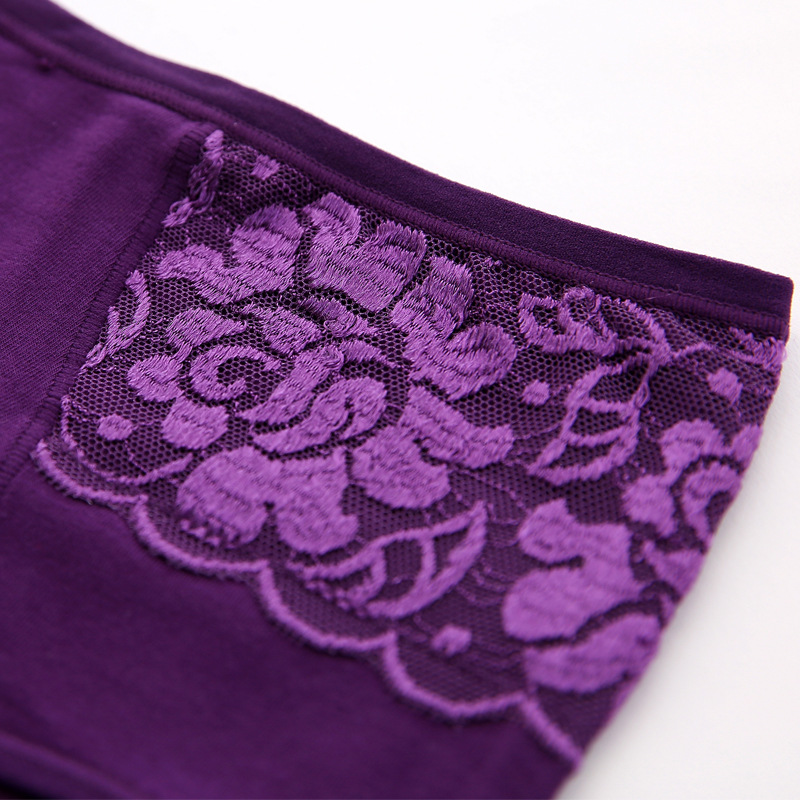 庄氏嘉妮诗70111女士内裤女中腰棉质面料少女三角裤