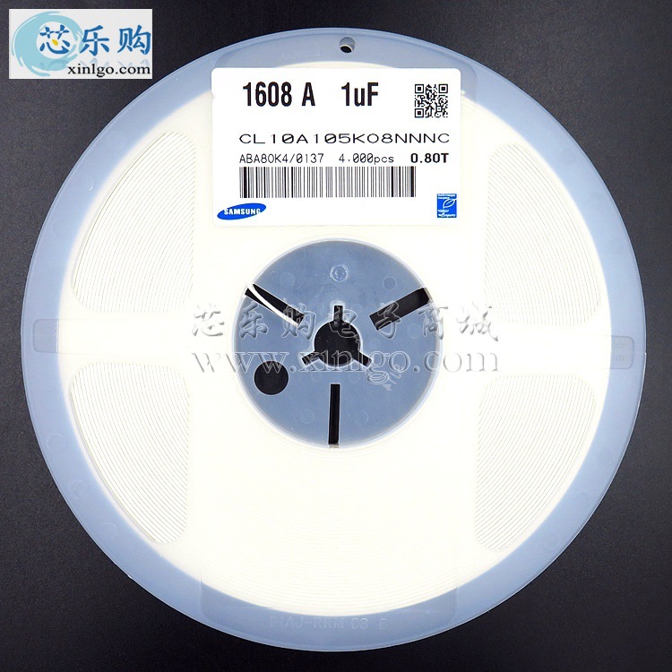 贴片电容0603 105k (1uf) 16v 10% k档 x5r 陶瓷电容