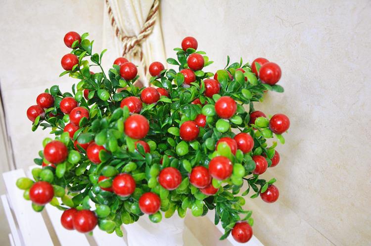 仿真吉祥果人造花假花塑料花深圳仿真花杜鹃花阁假花批发
