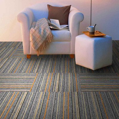 巨东地毯tb绿宝工程方块地毯特价条纹拼块丙纶沥青方块毯