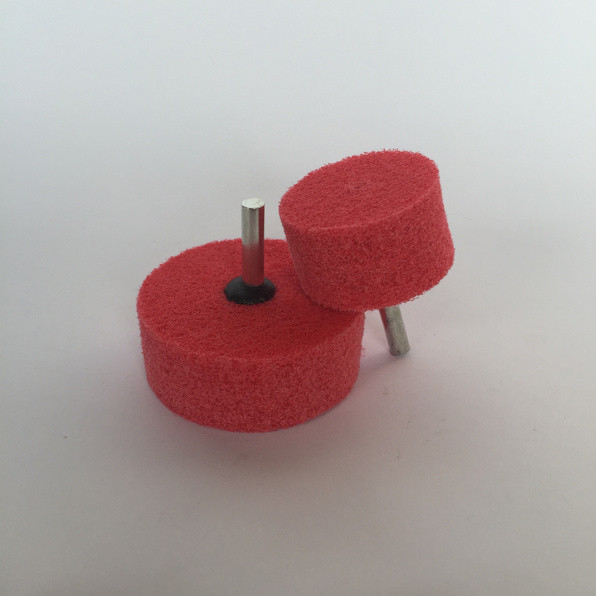 汇鑫牌尼龙纤维磨头 不织布研磨轮抛光轮 内孔抛光轮 带柄磨头