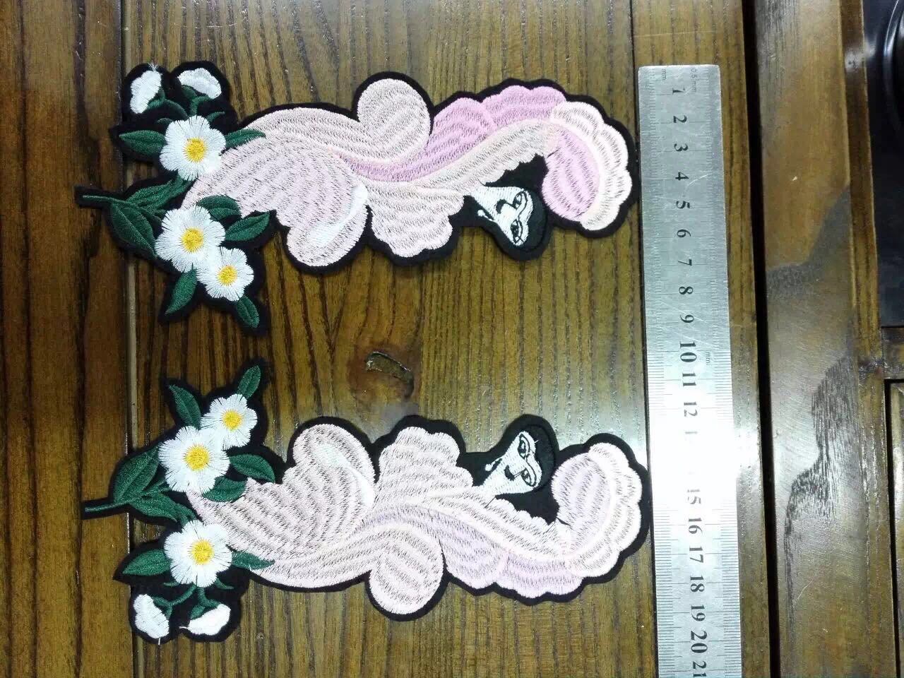 平利电脑绣花厂家直销毛巾绣,左右套装