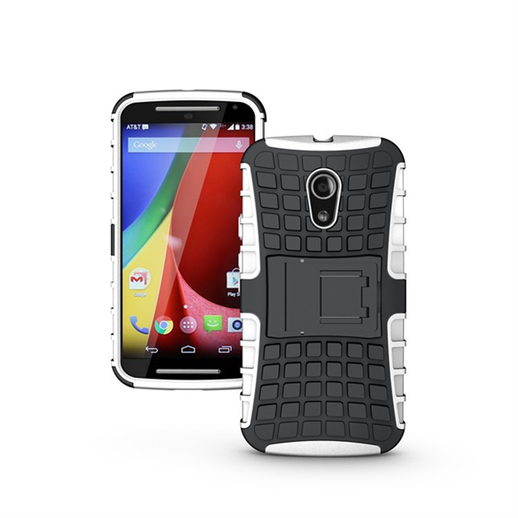 moto g2 手机壳 二合一 带支架