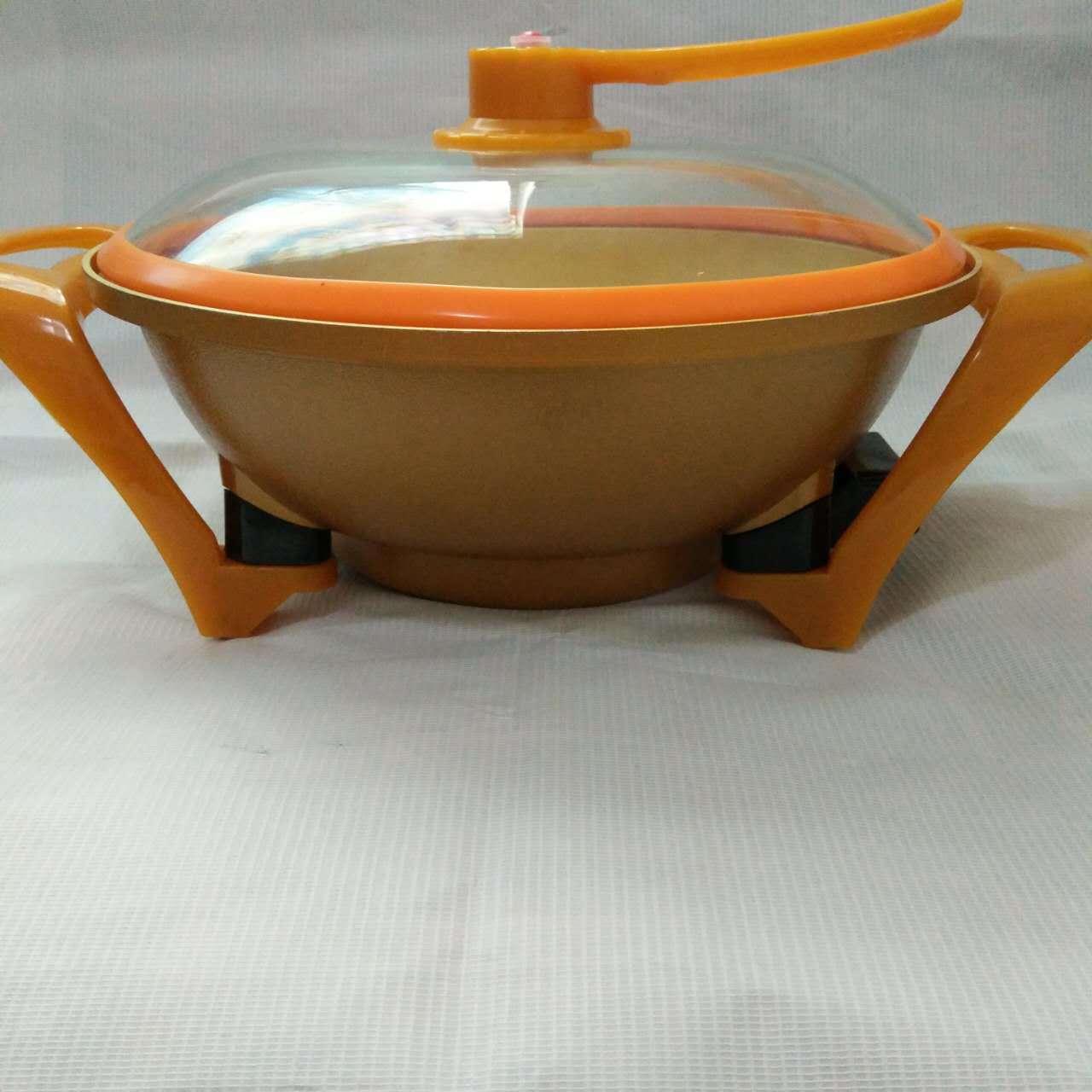 黄金真空元宝锅节能黄金元宝锅韩式真空养生锅无烟不粘锅跑江湖