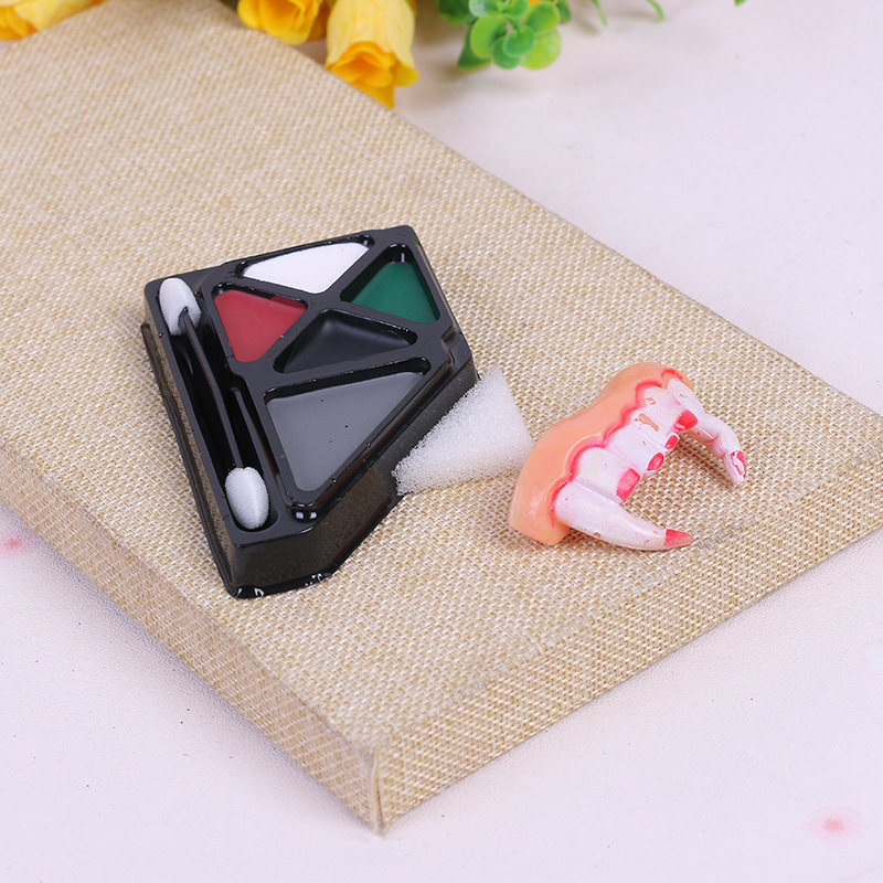 热销万圣节舞会演出化妆用品 新款迷你特效油彩脸彩套装 定制批发