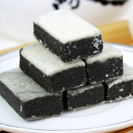 一件代发 仁寿特产张三芝麻糕黑芝麻味180克 点心切糕 传统糕点