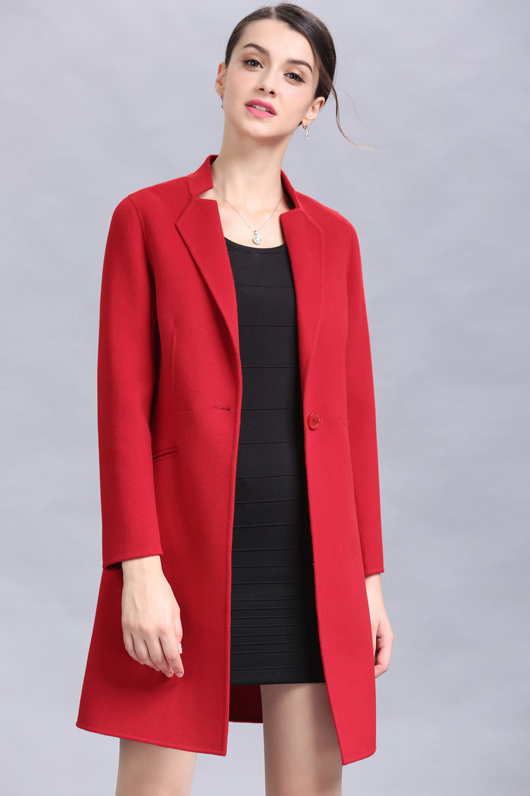 装羊绒大衣女中长款 袖长:长袖 货源类别:现货 品牌:雪洋 面料:双面呢