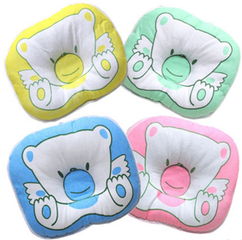 Newborn Baby Pillow Bear Shaping Pillow Cartoon Flip Pillow/Baby Pillow Shaping Turn-over Pillow