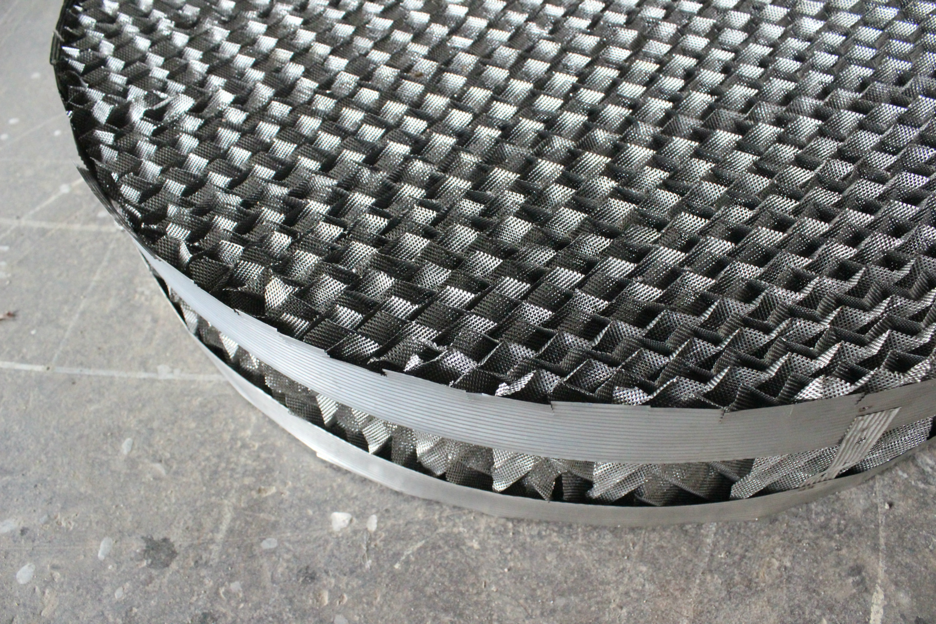 不锈钢网孔波纹 不锈钢孔板波纹 sw-2型不锈钢网孔波纹填料