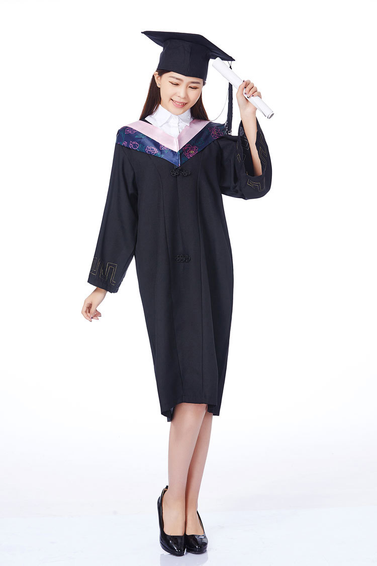 厂家直销学士服本科大学毕业礼服批发来料加工可定制