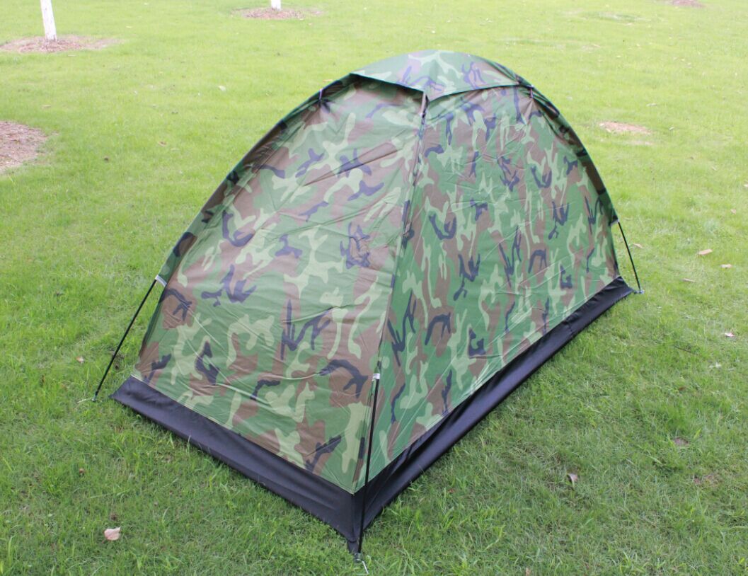 迷彩帐篷 户外帐篷 单人野营迷彩 单兵 帐篷 野外