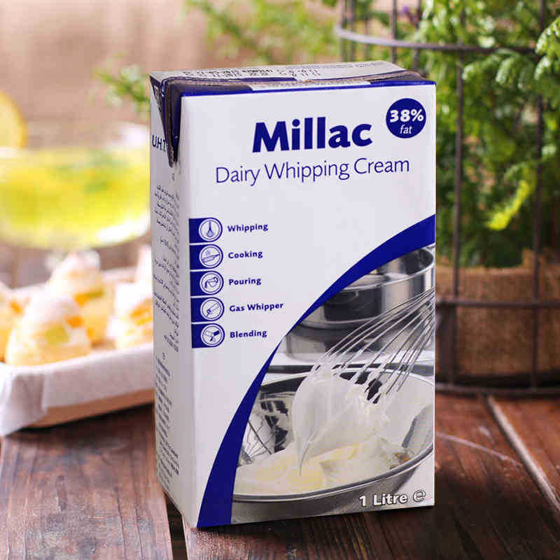 英国进口蓝风车淡奶油 蓝米吉(兰米吉)淡奶油1l*12/箱