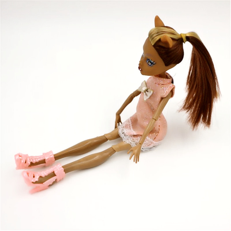 怪兽高中儿童玩具 monster high手部可拆卸 多关节精灵高校娃娃