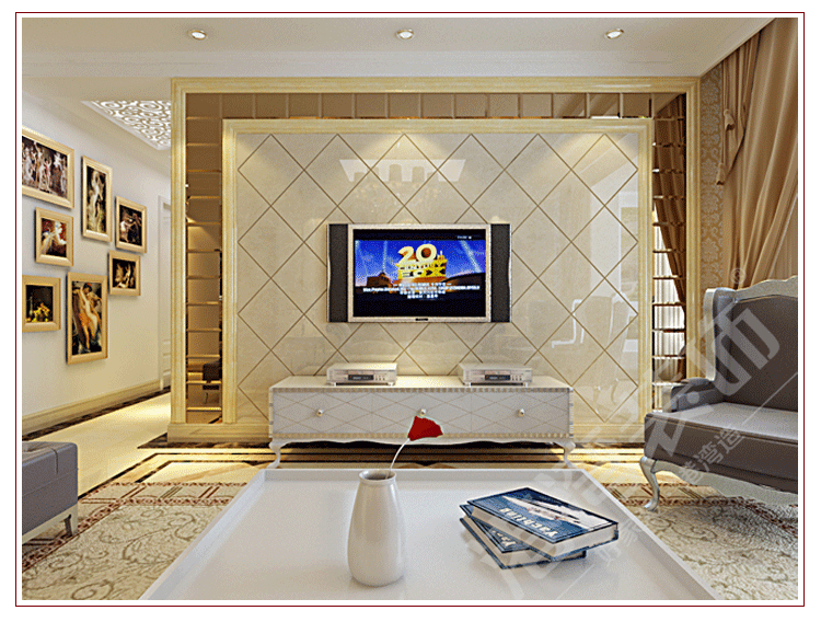 金华厂家供应车边菱形茶镜玻璃电视背景墙装饰茶镜艺术玻璃加 工