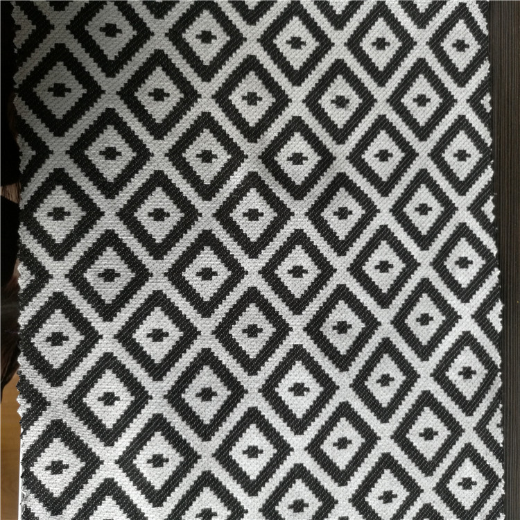 新款零形图案色织梭织大提花布适用于服装装饰沙发布鞋子布