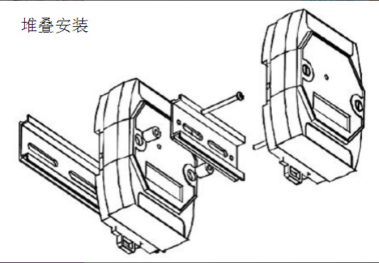 堆叠安装