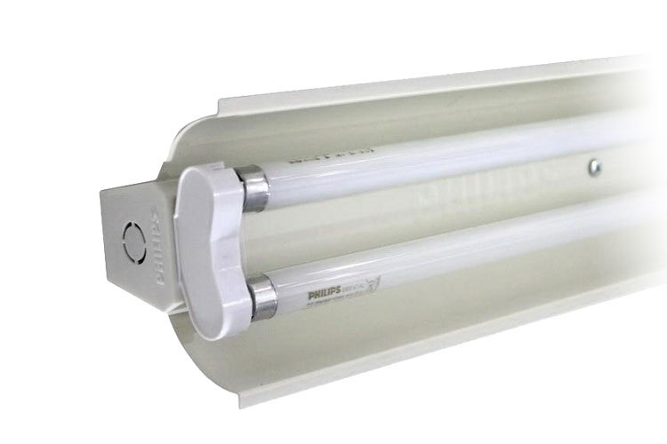 飞利浦T5日光灯支架灯双管带罩TMS019