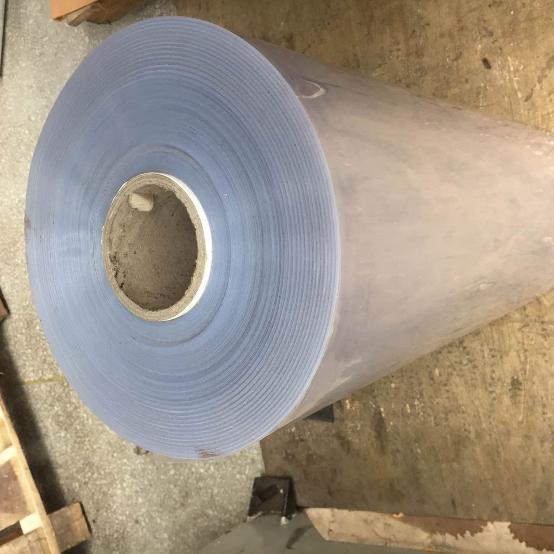 7成交195千克pvc透明硬片卷材塑料片板材相框膜服装模板吸塑片硬胶片