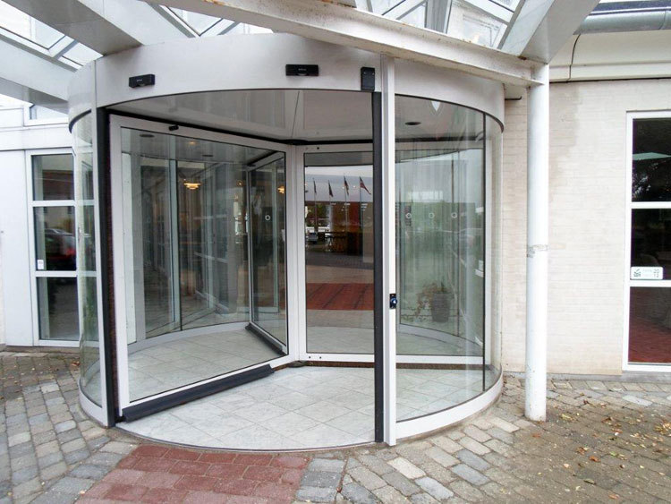 酒店玻璃旋转门 旋转门厂家 豪华旋转门三翼旋转门环柱旋转门