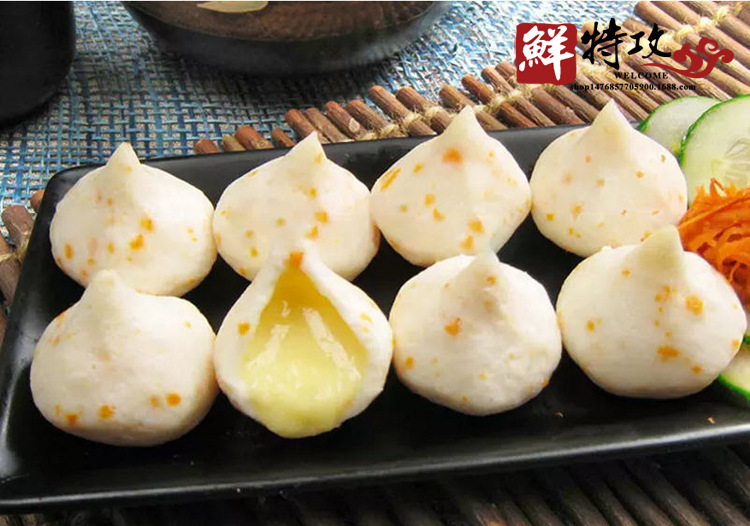 香港四海芝士包心丸特浓芝士包芝士丸重芝士口味 火锅鱼丸3.6斤装