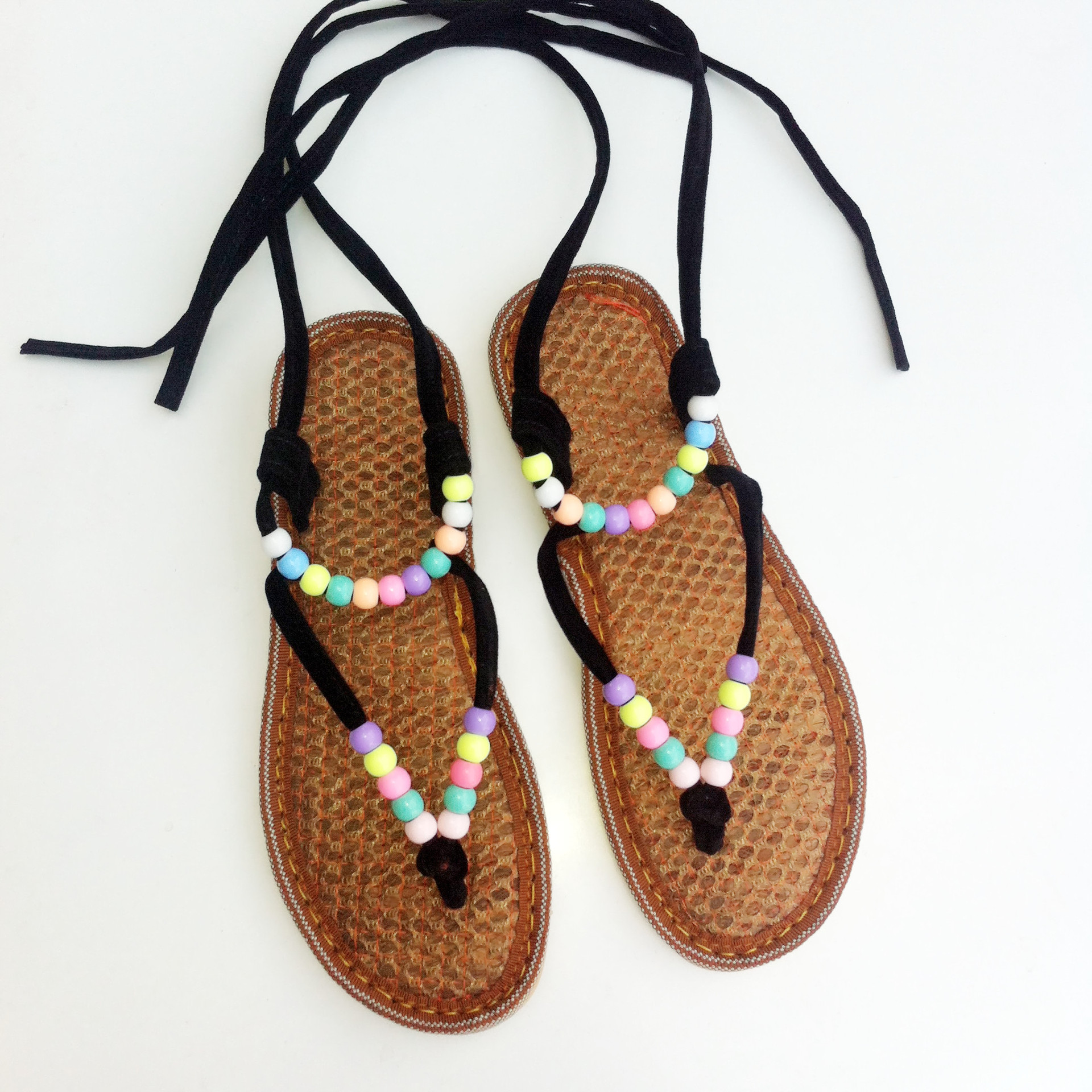 2016新款厂家直销天然棕丝鞋批发女士人