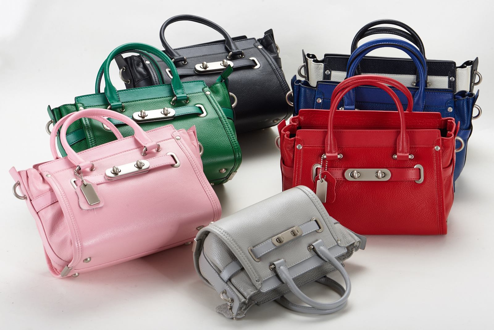 2016秋冬新款 真皮女包皮包头层牛皮翅膀包单肩包手提旋锁包批发