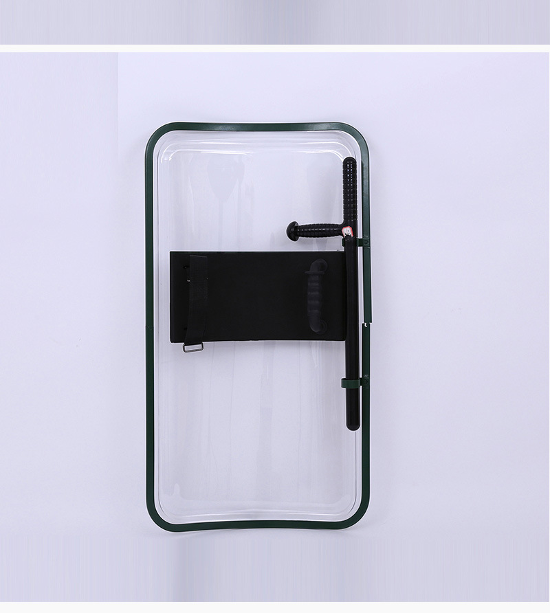 4mm防暴盾牌 pc安保盾牌 金属包边盾牌 学校保安专用器材