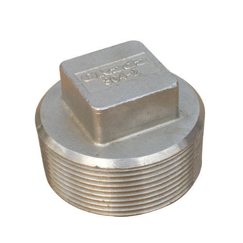 直销304不锈钢四方堵头 304不锈钢丝堵 不锈钢堵头 外牙堵头 管堵