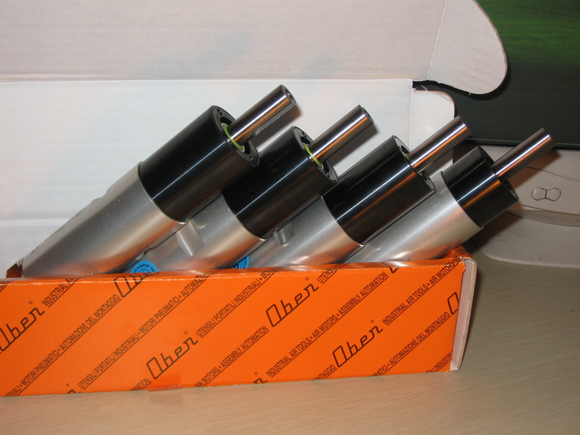 气动马达,驱动旋转动力轴.太阳能拧紧,意大利ober