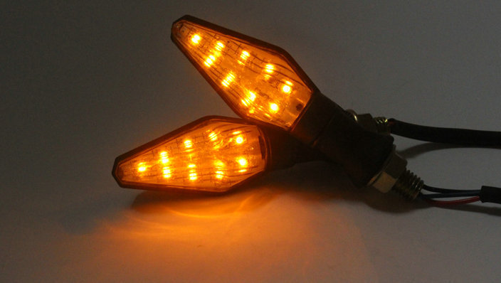 摩托车转向灯改装灯 改装方向灯 跑车转向灯 通用摩托车灯