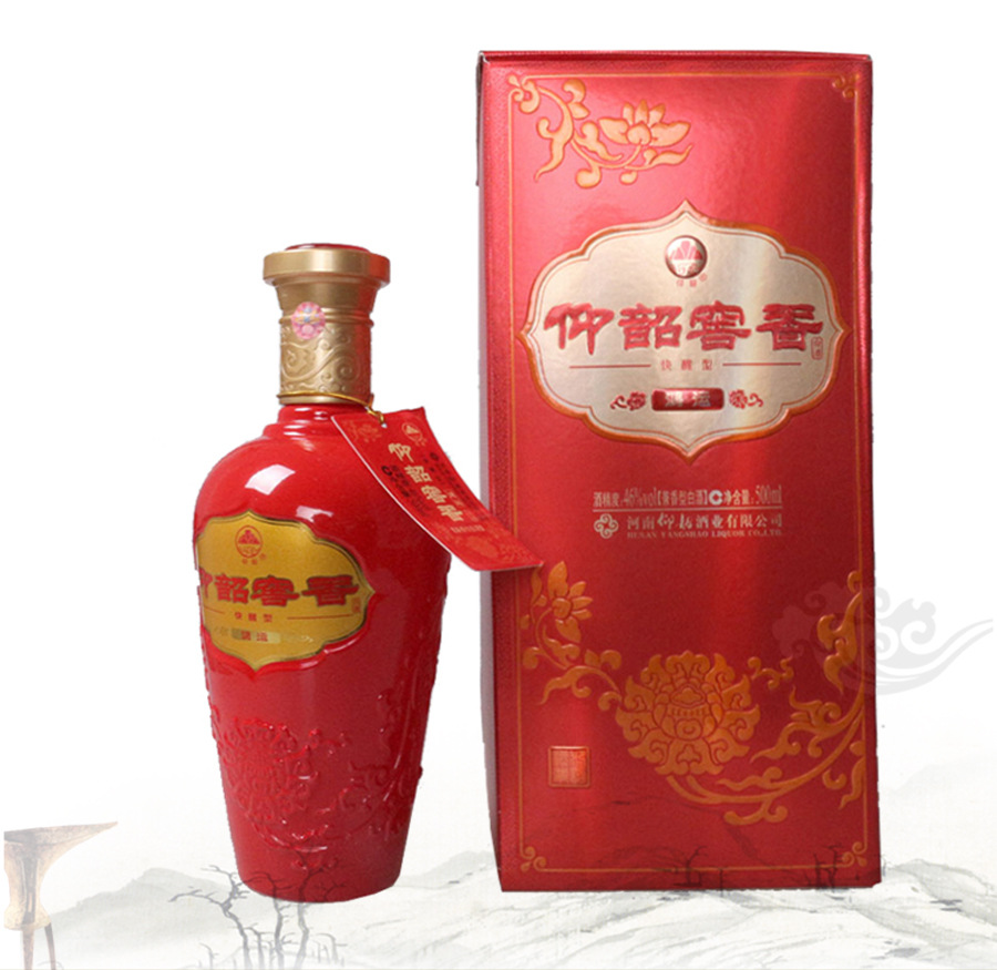 仰韶白酒批发 46度 500ml 瓶装白酒 鸿运 仰韶窖香 兼香型白酒
