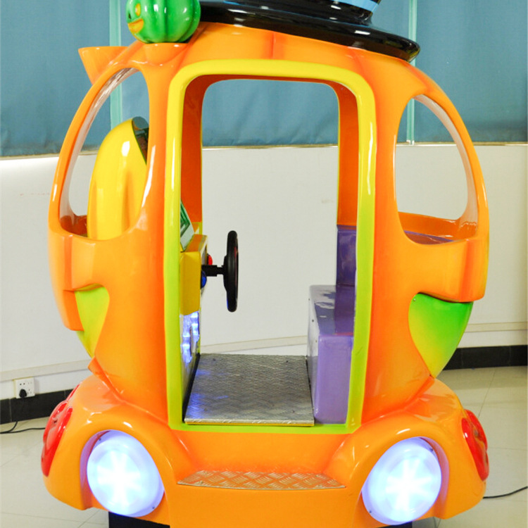 2016新款 儿童游艺机 室内小型设备 厂价直销 单人 南瓜车摇摆机