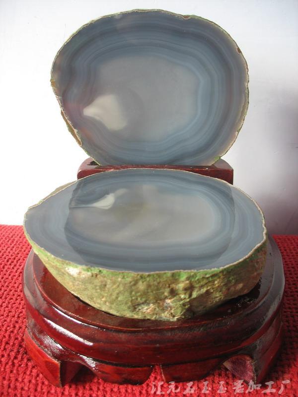 天然奇石玛瑙原石剖面摆件玉髓水晶原石奇石摆件厂家批发