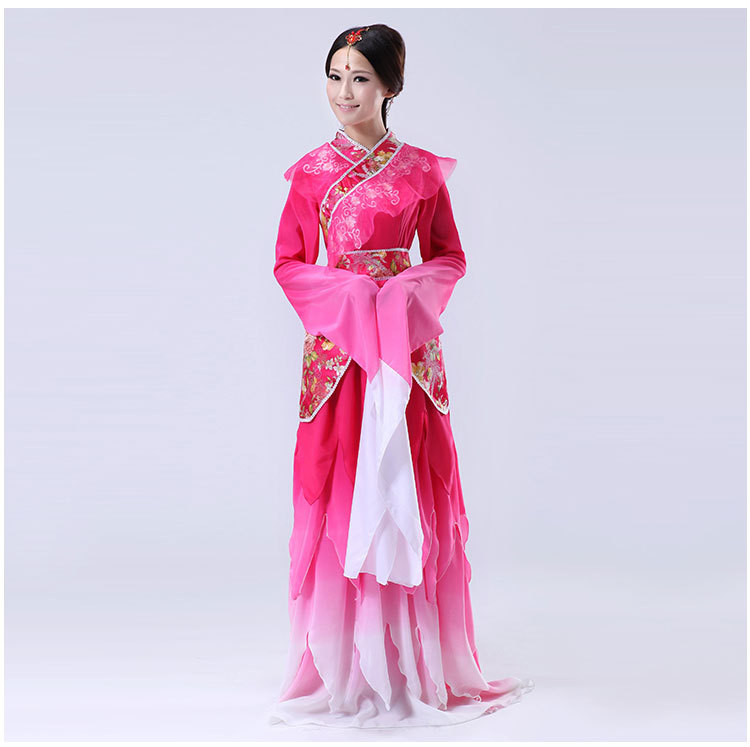 古典汉服舞蹈演出服女古装 甄嬛传惊鸿舞服装舞姬姜妹水袖舞舞服