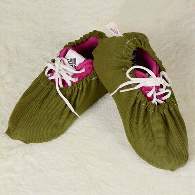 成人针织鞋套居家日用环保棉布鞋套 室内耐磨防滑鞋套厂家批发