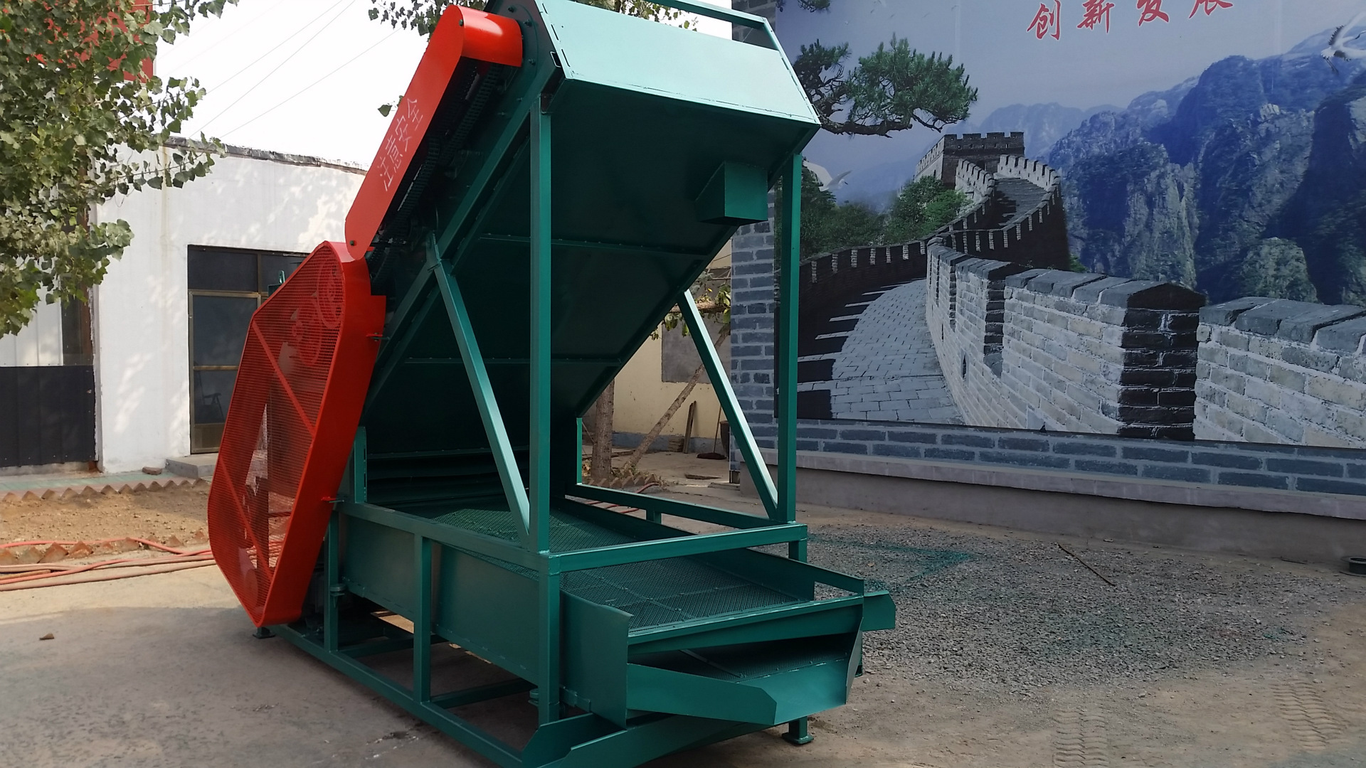 地坑式 大型6滚筒玉米脱粒机