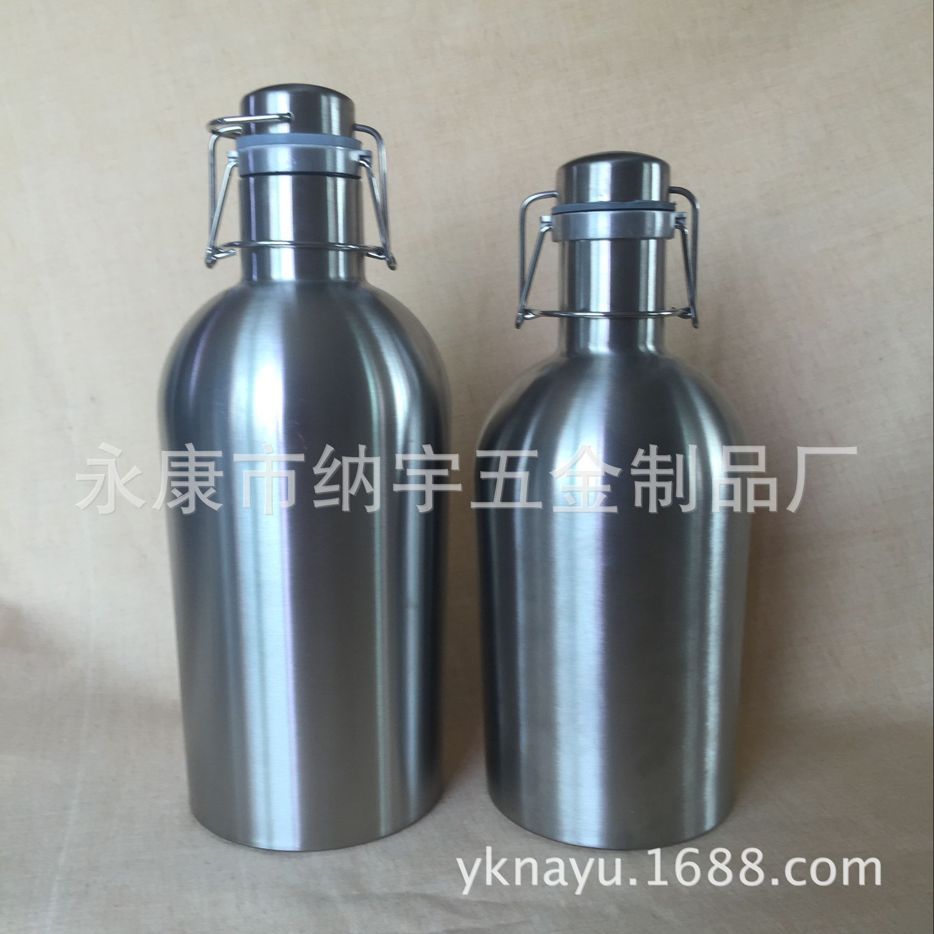 304材质 不锈钢酒桶 64盎司啤酒桶 不锈钢大酒壶 外贸产品