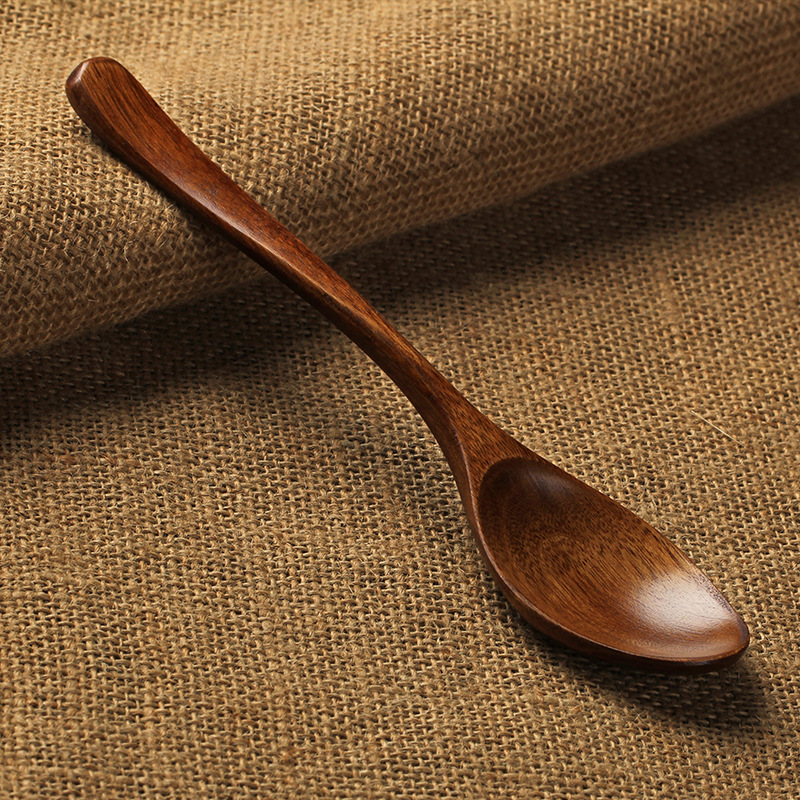 厂家直销木勺 日式荷木蜂蜜勺 天然实木咖啡搅拌勺 独特创意勺子