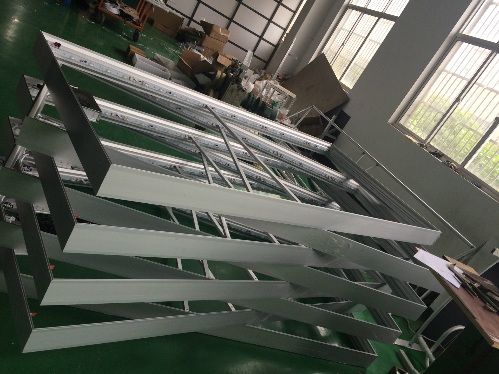 卡布灯箱广告牌 led双面铝合金超薄灯箱 立式灯箱展示架定制