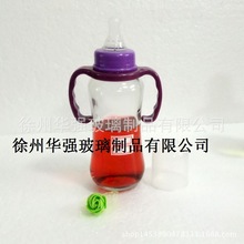 厂家特价批发牛奶瓶创意木塞奶茶瓶玻璃冰桔茶瓶冷泡茶瓶350ml