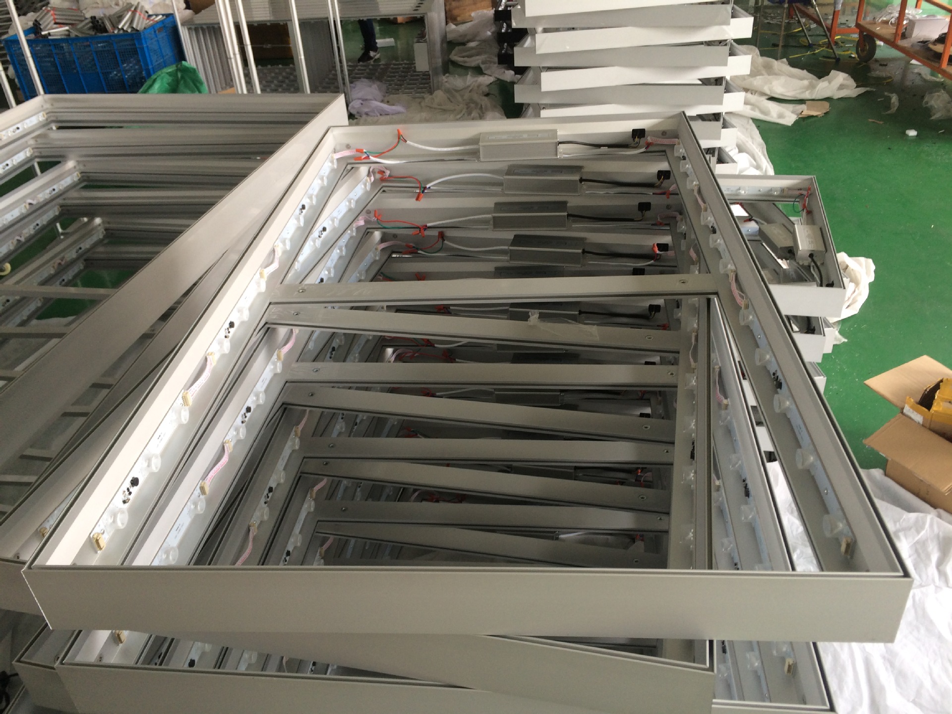 卡布灯箱广告牌 led双面铝合金超薄灯箱 立式灯箱展示架定制