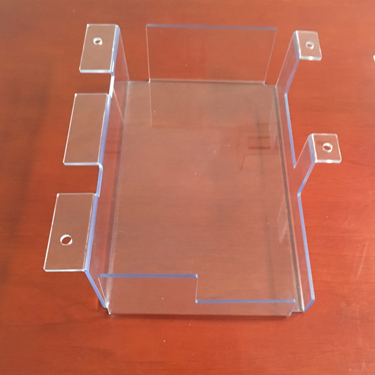 厂家硬化pc透明防护罩加工 雕刻 折弯 塑料板切割铣槽 热成型成型